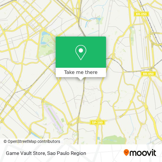 Mapa Game Vault Store