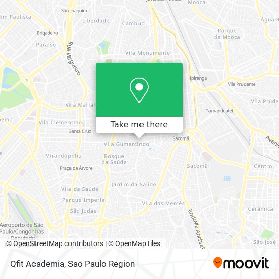 Mapa Qfit Academia