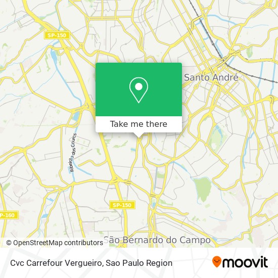 Mapa Cvc Carrefour Vergueiro