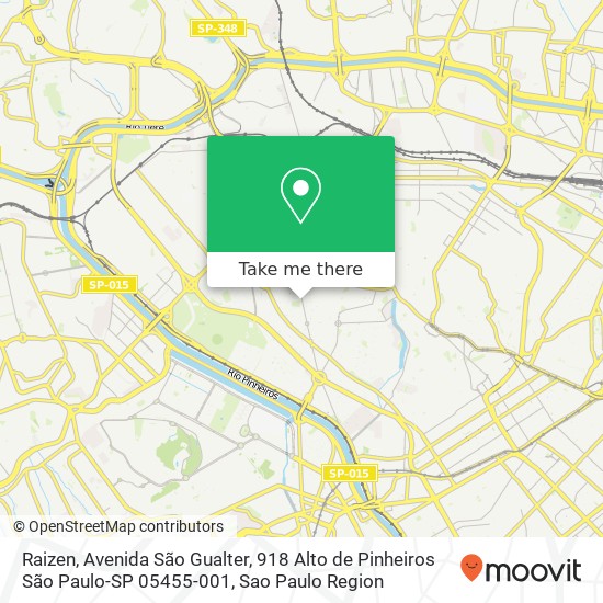 Raizen, Avenida São Gualter, 918 Alto de Pinheiros São Paulo-SP 05455-001 map