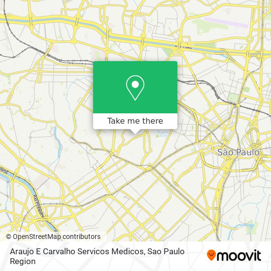 Araujo E Carvalho Servicos Medicos map