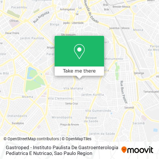 Mapa Gastroped - Instituto Paulista De Gastroenterologia Pediatrica E Nutricao