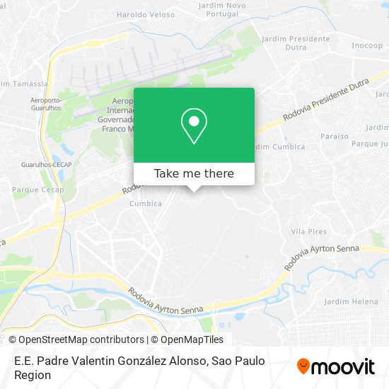 E.E. Padre Valentin González Alonso map