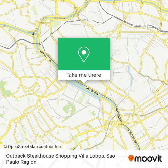Outback Steakhouse Shopping Villa Lobos map