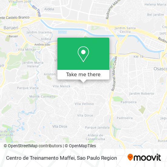 Centro de Treinamento Maffei map