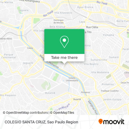 Mapa COLEGIO SANTA CRUZ