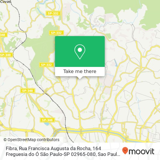 Mapa Fibra, Rua Francisca Augusta da Rocha, 164 Freguesia do Ó São Paulo-SP 02965-080