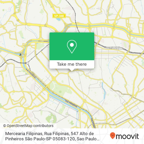 Mercearia Filipinas, Rua Filipinas, 547 Alto de Pinheiros São Paulo-SP 05083-120 map