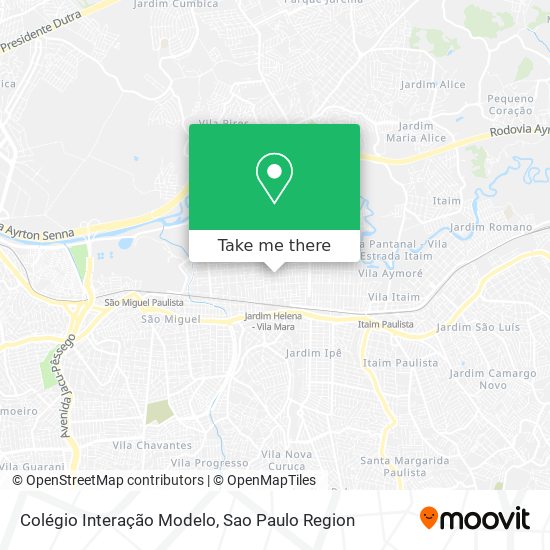 Colégio Interação Modelo map
