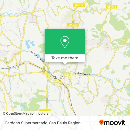 Cardoso Supermercado map