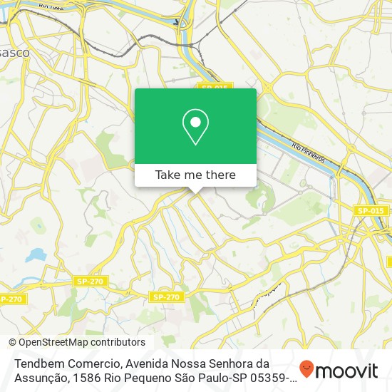 Tendbem Comercio, Avenida Nossa Senhora da Assunção, 1586 Rio Pequeno São Paulo-SP 05359-001 map