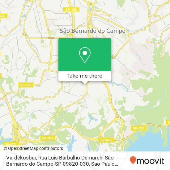 Vardekosbar, Rua Luis Barbalho Demarchi São Bernardo do Campo-SP 09820-030 map