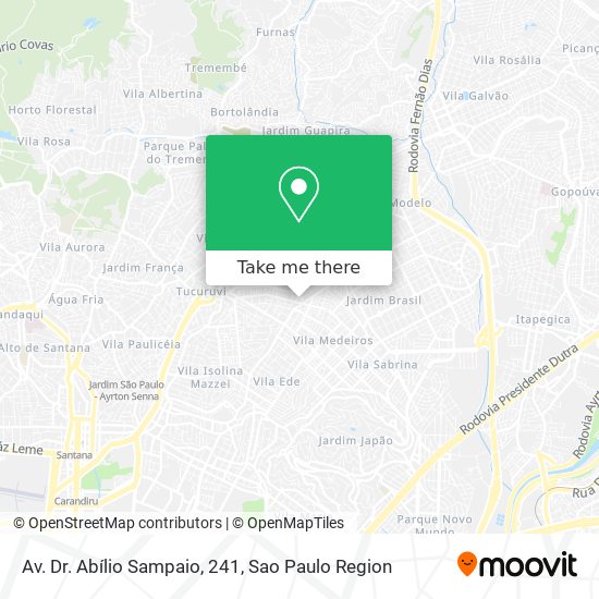 Mapa Av. Dr. Abílio Sampaio, 241