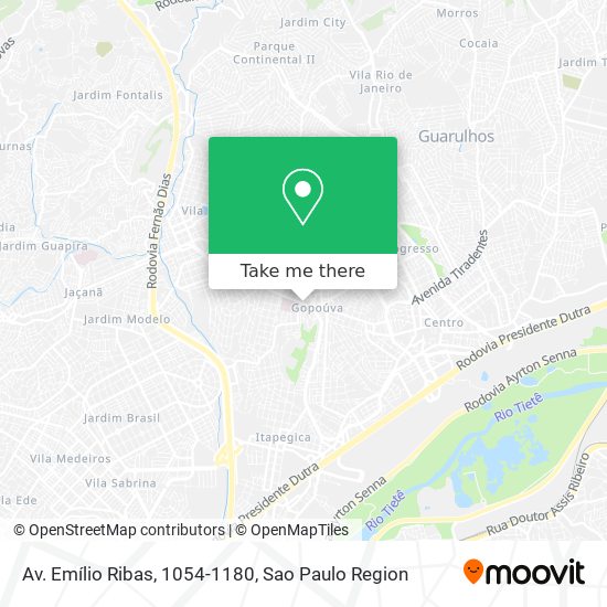 Av. Emílio Ribas, 1054-1180 map