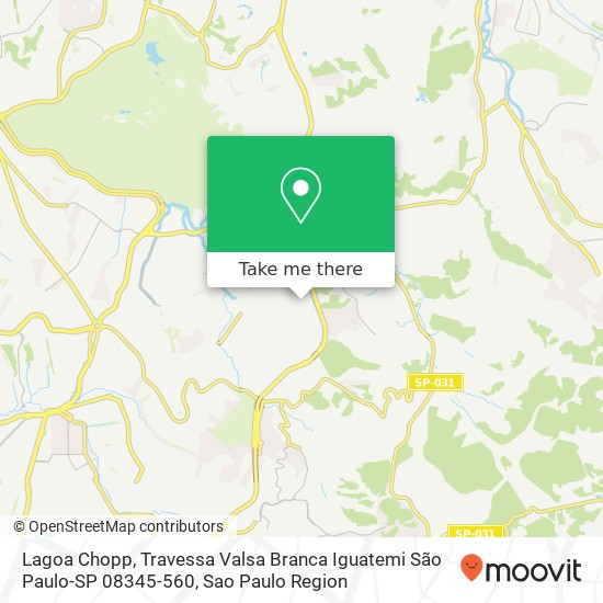 Lagoa Chopp, Travessa Valsa Branca Iguatemi São Paulo-SP 08345-560 map