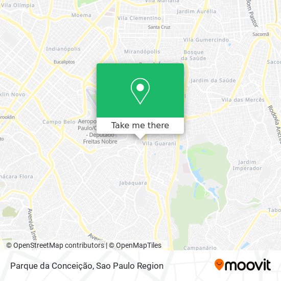 Mapa Parque da Conceição