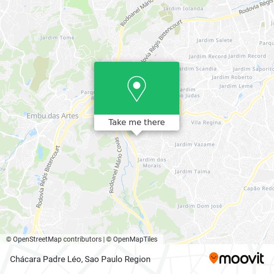 Chácara Padre Léo map