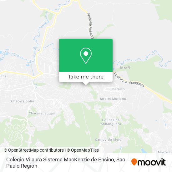Colégio Vilaura Sistema MacKenzie de Ensino map