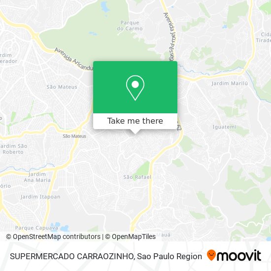SUPERMERCADO CARRAOZINHO map
