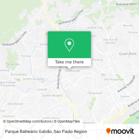 Parque Balneário Galvão map