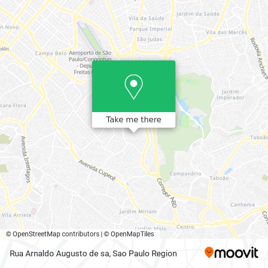 Rua Arnaldo Augusto de sa map