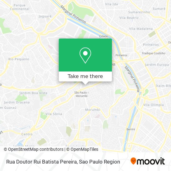 Rua Doutor Rui Batista Pereira map