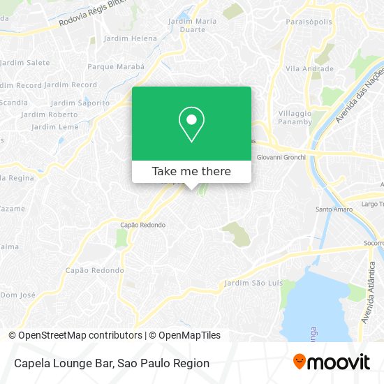 Capela Lounge Bar map