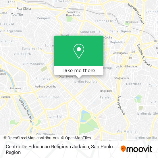 Centro De Educacao Religiosa Judaica map