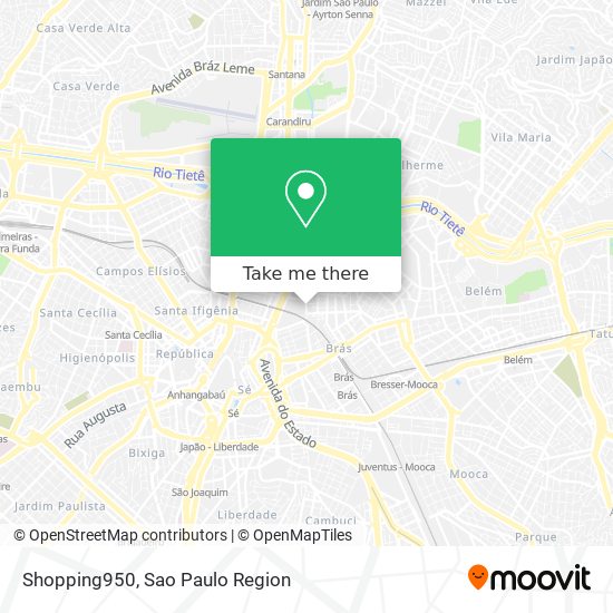 Mapa Shopping950