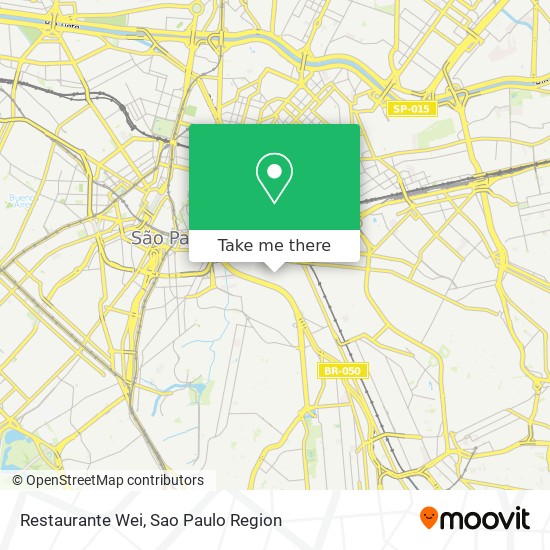 Mapa Restaurante Wei