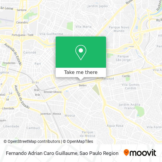 Fernando Adrian Caro Guillaume map