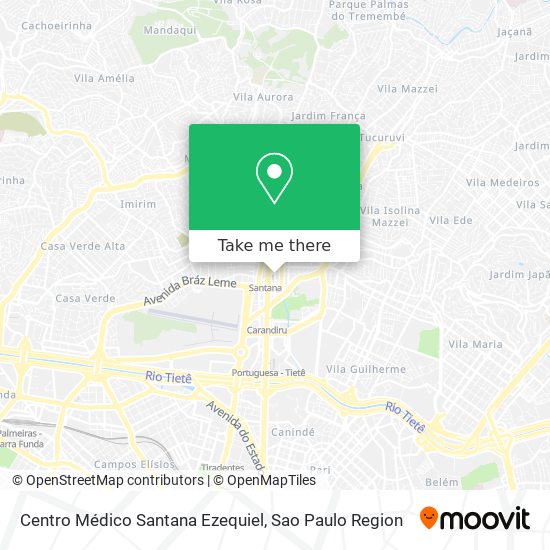 Mapa Centro Médico Santana Ezequiel