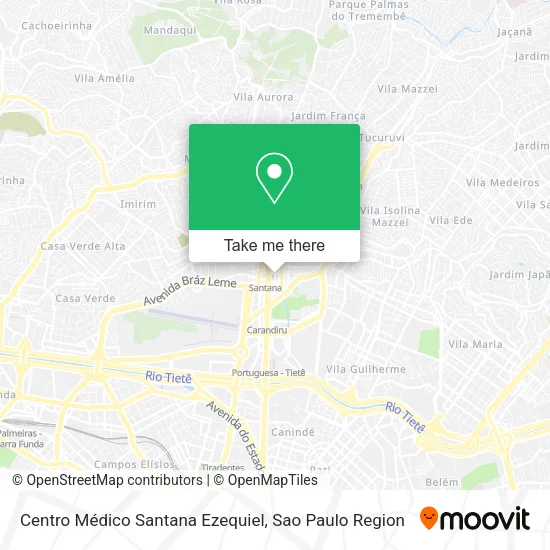 Centro Médico Santana Ezequiel map