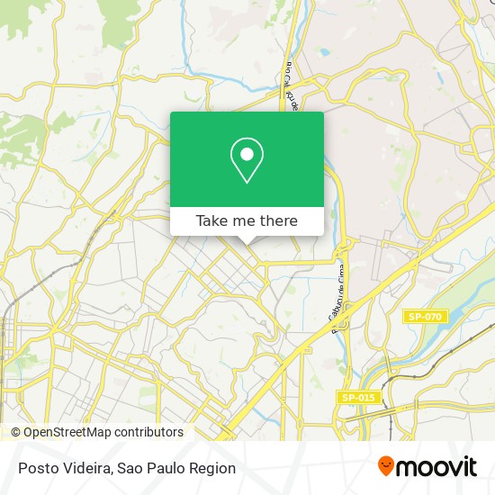 Posto Videira map