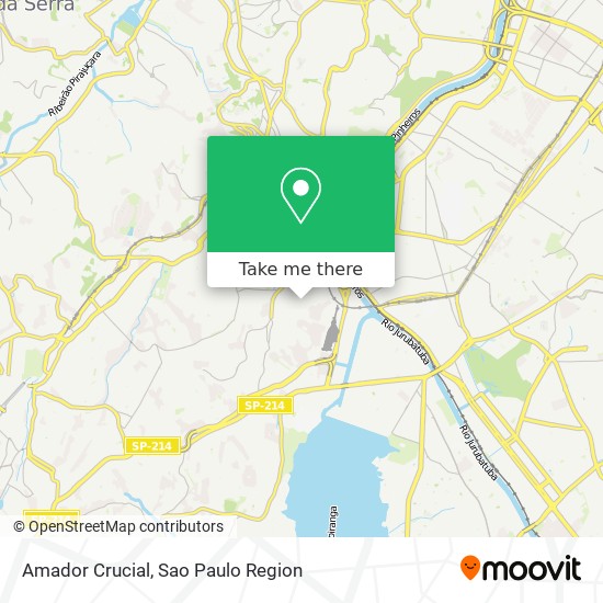 Amador Crucial map