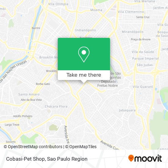 Mapa Cobasi-Pet Shop