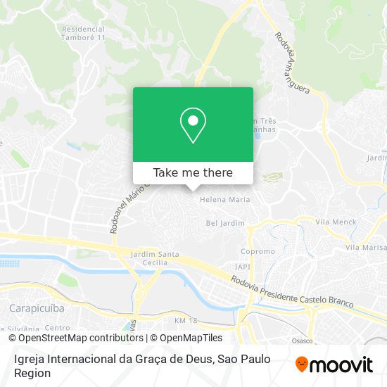 Igreja Internacional da Graça de Deus map