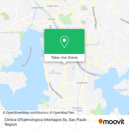 Clinica Oftalmologica Interlagos Ss map