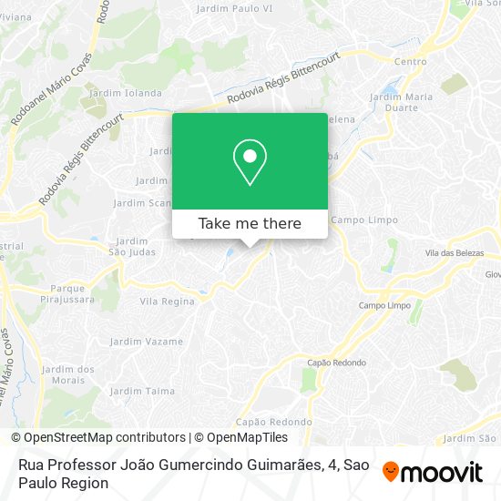 Rua Professor João Gumercindo Guimarães, 4 map