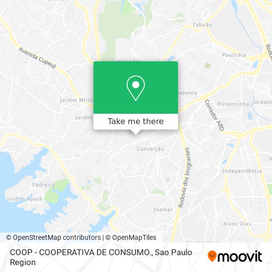 COOP - COOPERATIVA DE CONSUMO. map