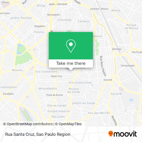 Rua Santa Cruz map