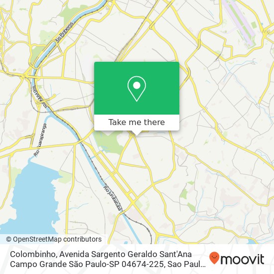 Colombinho, Avenida Sargento Geraldo Sant'Ana Campo Grande São Paulo-SP 04674-225 map