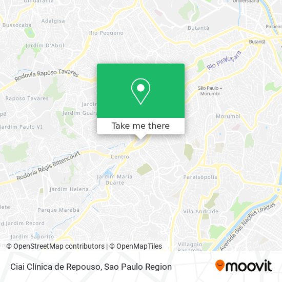 Ciai Clínica de Repouso map