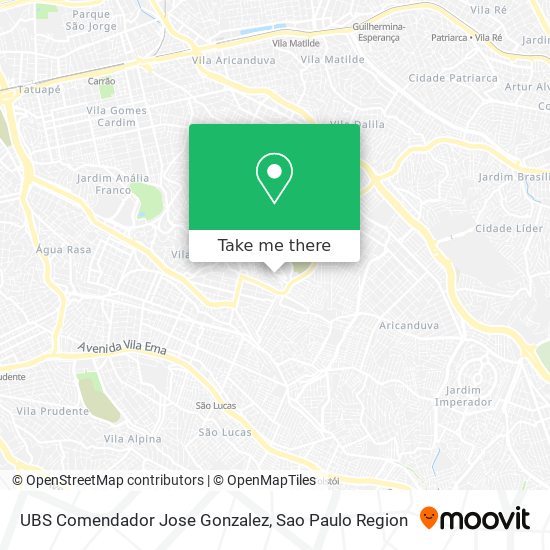 UBS Comendador Jose Gonzalez map