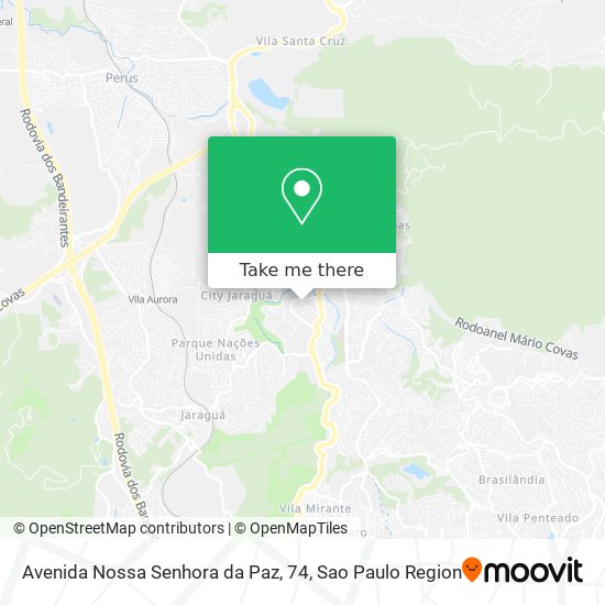 Avenida Nossa Senhora da Paz, 74 map