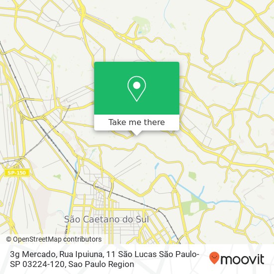 Mapa 3g Mercado, Rua Ipuiuna, 11 São Lucas São Paulo-SP 03224-120