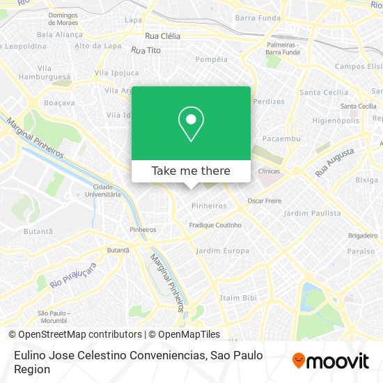 Mapa Eulino Jose Celestino Conveniencias