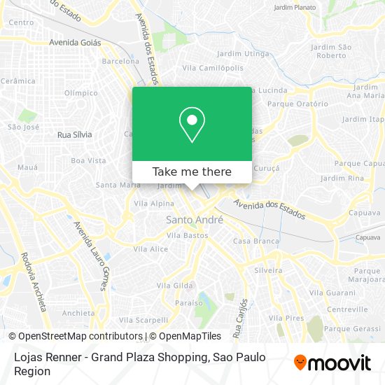 Mapa Lojas Renner - Grand Plaza Shopping