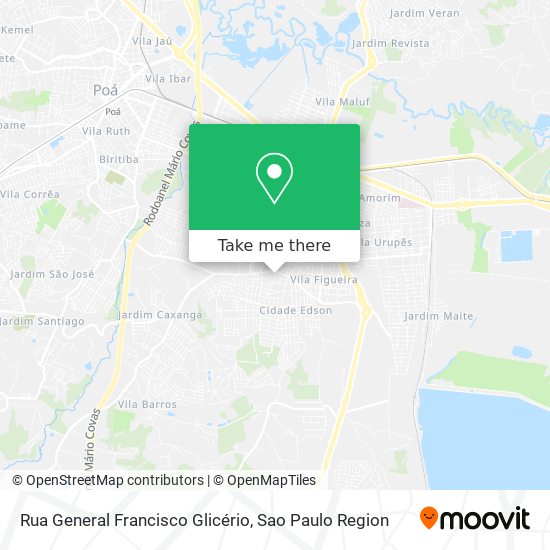 Rua General Francisco Glicério map