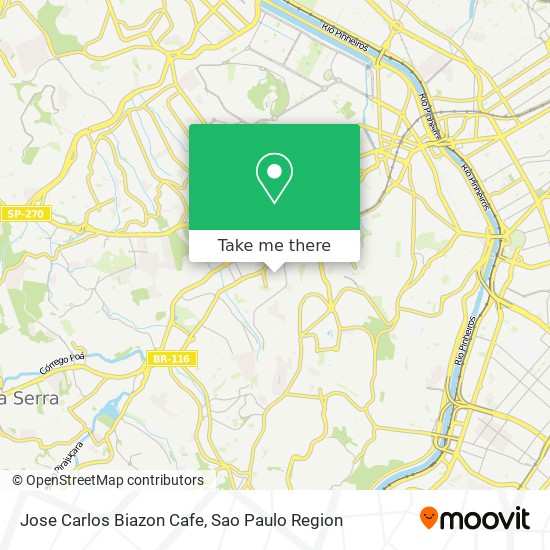 Jose Carlos Biazon Cafe map